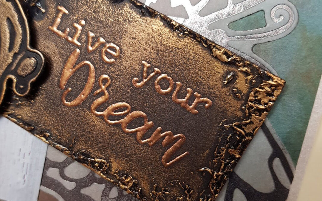 Foiled Steampunk Cards with Joanne