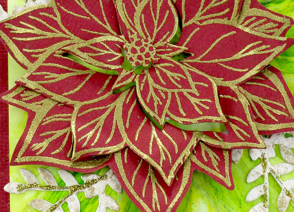 Layered Poinsettia with Anet