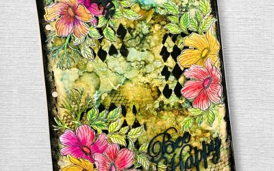Bee Happy Journal Page with Adriana