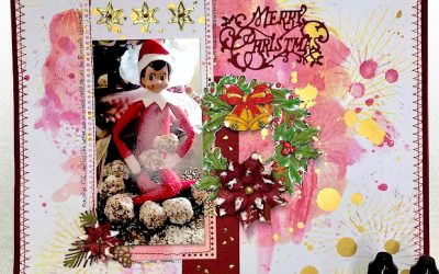 Christmas Layout with Donna
