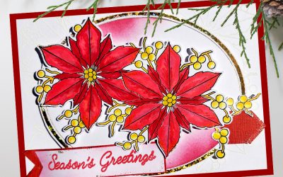 Poinsettia Card with Kaylee