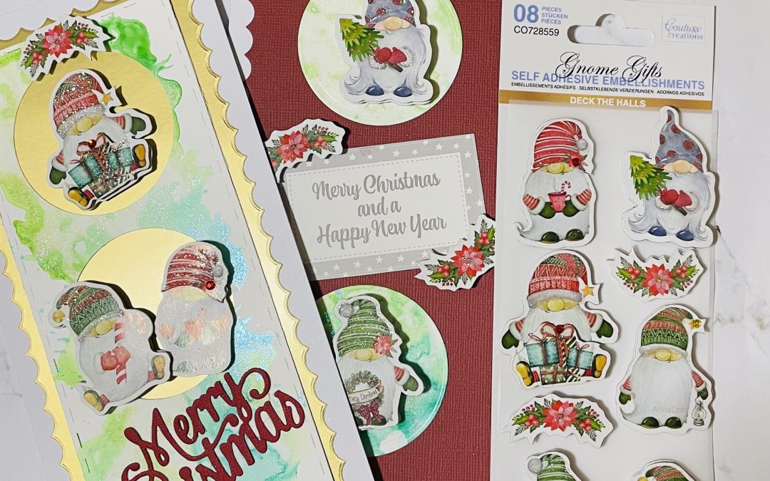 Festive Christmas Gnomes Cards with Adriana