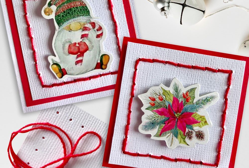 Mini Christmas Gift tags with Michelle