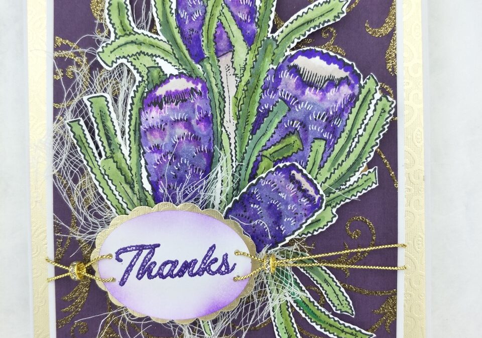 Banksia Thank You card with Kaylee