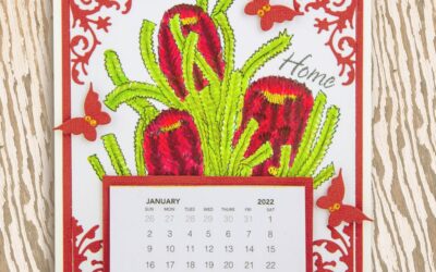 Banksia Desk Top Calendar with Anet