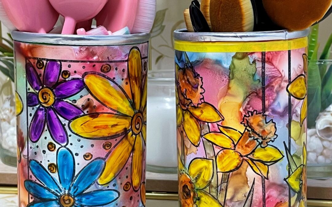Pretty Decorative Craft Tins with Donna