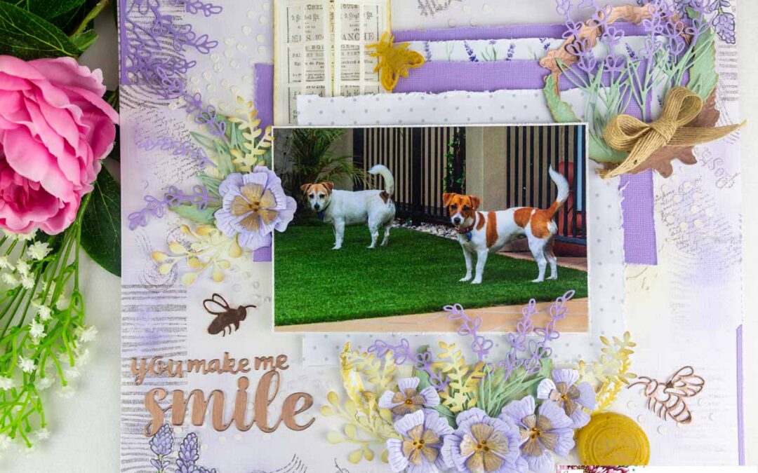 “You make me Smile” Layout with Anet