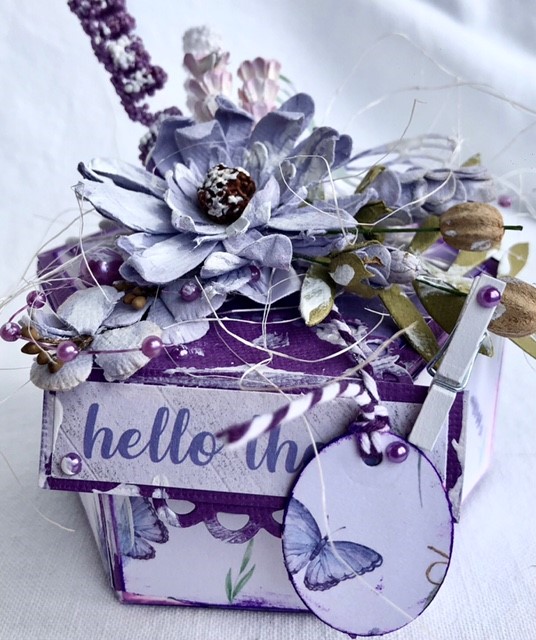 Pretty Lavender Gift Boxes with Michelle