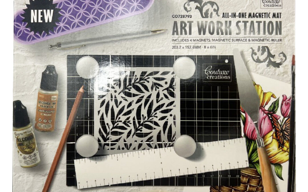 New Products – All-In-One Magnetic  Art Work Station (NEW smaller size) & Hot Foiling Pen