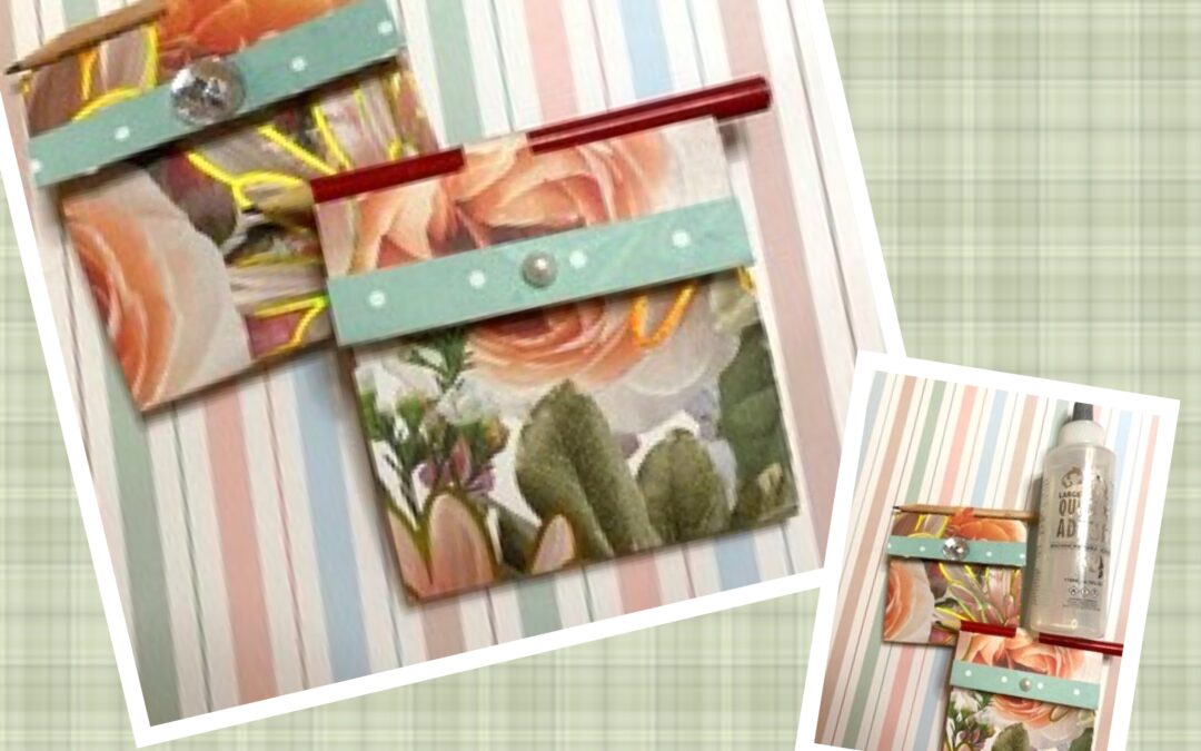 Pretty Notebook Holder with Fiona