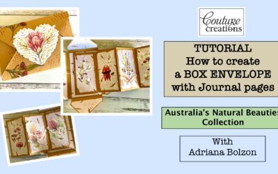 Australiana Flora Mini Journal in Box Envelope with Adriana