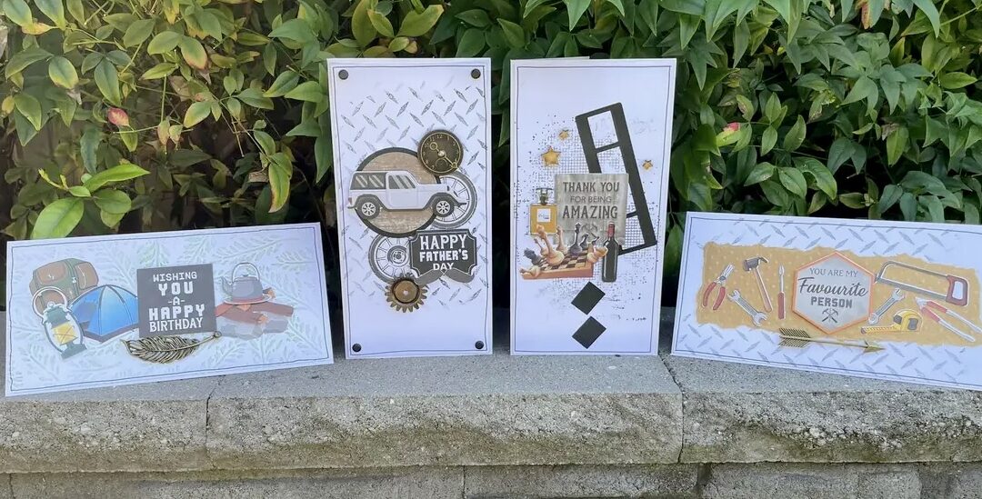 Awesome & Cool Masculine cards with Kerry Collins