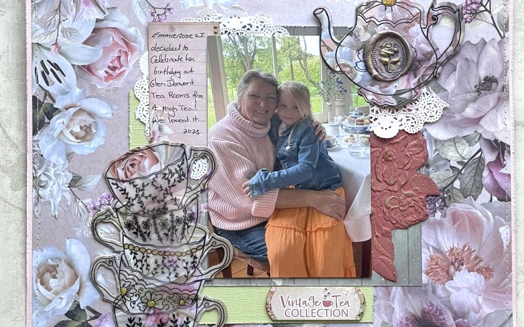 Happy High Tea Layout with Donna