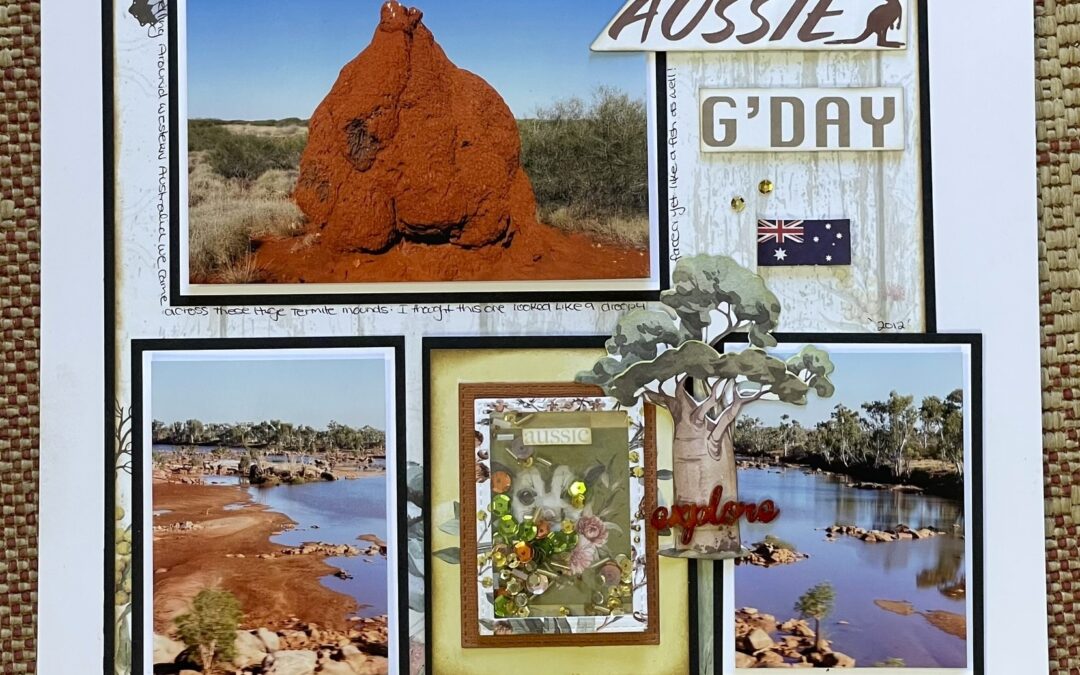 G’Day Australiana Layout with Donna