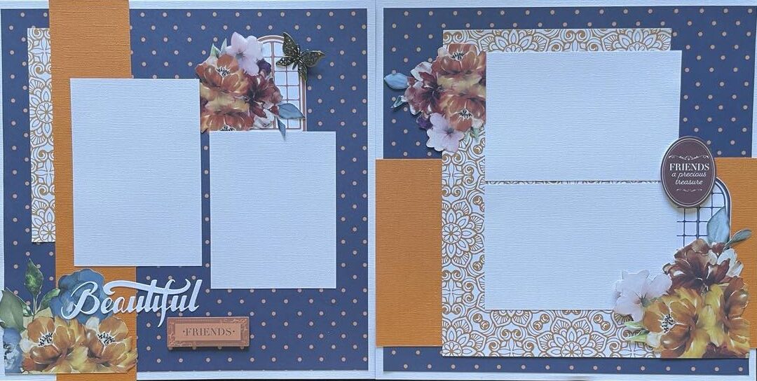 Blues By You Double Page layout with Kerry Collins