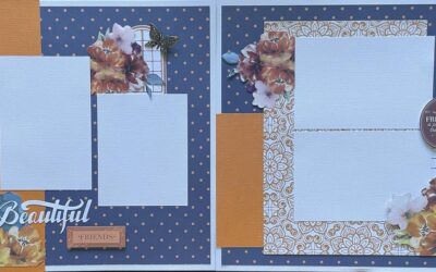 Blues By You Double Page layout with Kerry Collins