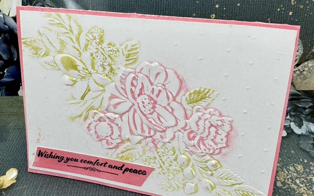 3D Embossed Sympathy Cards with Cheryl